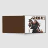 Land Western Afstuderen Foto Cowgirl Afstuderen Gastenboek (Volledig)