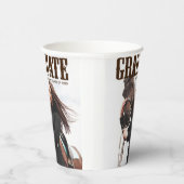 Land Western Afstuderen Fotogradatie Partij Papieren Bekers (Rechts)