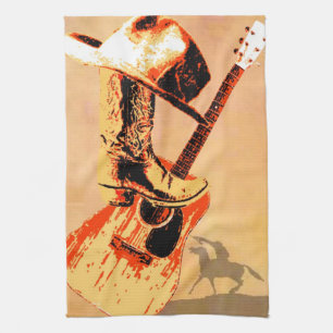 Land Western-Amerikaanse MoJo Kitchen Towel Theedoek