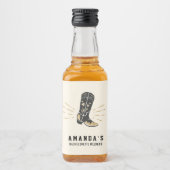 Land Western Bachelorette Mini Etiket (Voorkant)