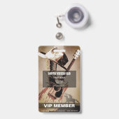 Land Western Badge (Front with Retractable)