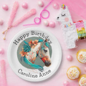 Land Western Boho Paard Verjaardagsfeest Papieren Bordje (Feest)