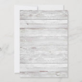 Land Western Boot Boho Rustiek Marsala Bruiloft Kaart (Achterkant)