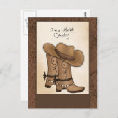 Land Western Briefkaart (Voorkant / Achterkant)