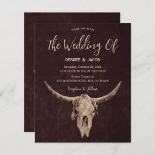 Land Western Bruin Rustiek Bull Skull Budget