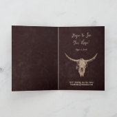 Land Western Bruin Rustieke Bull Skull (Binnen)