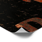 Land Western Bull Skull-script Poster (Hoek)