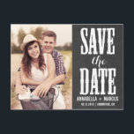 Land Western Chalkboard Save the Date Briefkaart<br><div class="desc">Land Western Chalkboard Save the Date Briefkaart</div>