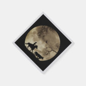 Land Western Cowboy and Horse in Moonlight Servet (Hoek)