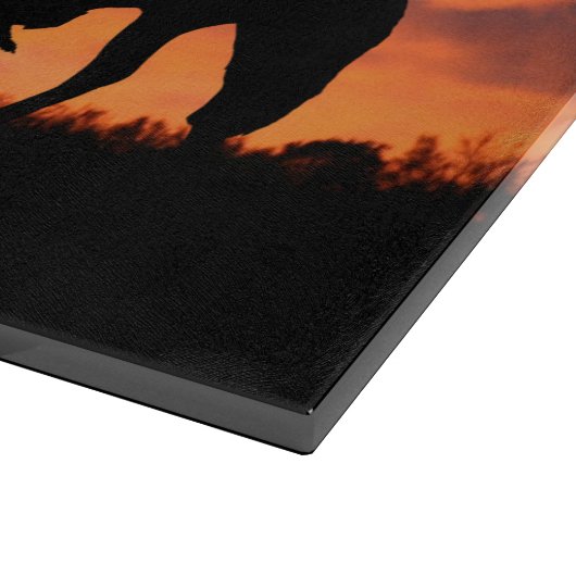 Land Western Cowboy Cutting Board Snijplank (Hoek)