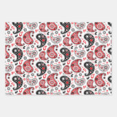 Land Western Cowboy Kerstmis Bandana Paisley Inpakpapier Vel (Voorkant)