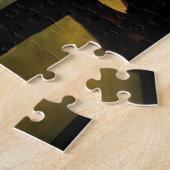 Land Western Cowgirl en paard Legpuzzel (Zijkant)