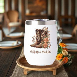Land Western Cowgirl Laarzen met Bloemen