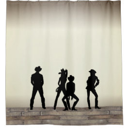 Land Western Douchegordijn