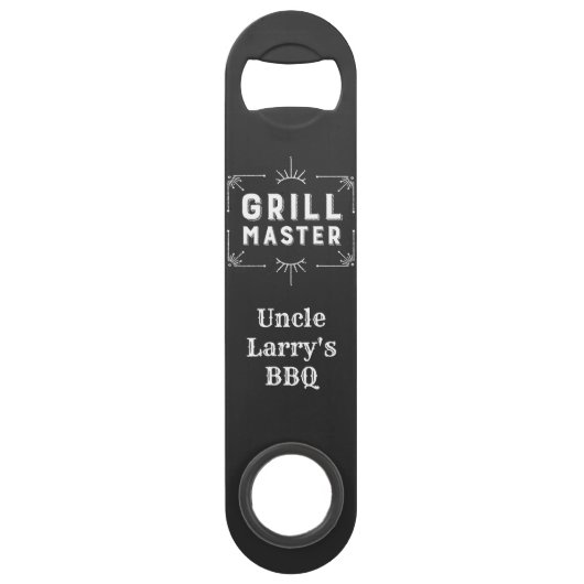 Land Western Grillmaster BBQ Chef Speed Flessenopener (Voorkant)