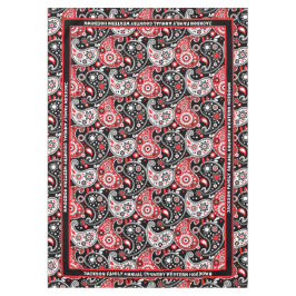 Land Western Hoedown Wild West Paisley Pattern Tafelkleed