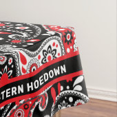 Land Western Hoedown Wild West Paisley Pattern Tafelkleed (Voorbeeld)
