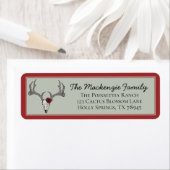 Land Western Kerstrendier Antlers Etiket (Insitu)