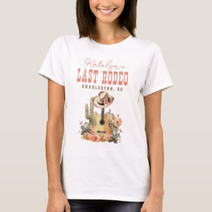 Land Western Laatste Rodeo vrijgezellenweekend T-shirt