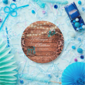 Land Western Lights Boots Pet Weddenschap Papieren Bordje (Feest)