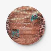 Land Western Lights Boots Pet Weddenschap Papieren Bordje (Voorkant)