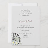 Land Western, Mason Jars, Huwelijksuitnodiging Kaart (Achterkant)