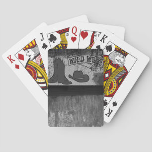 Land Western Oude West-speelkaarten Pokerkaarten