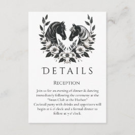 Land Western - Paarden en bloemen Informatiekaartje