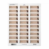 Land Western prikkeldraad Etiket (Full Sheet)