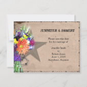 Land Western prikkeldraad Save the Date (Voorkant)