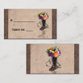 Land Western prikkeldraad trouwplaats kaarten Plaatskaartje (Voorkant / Achterkant)