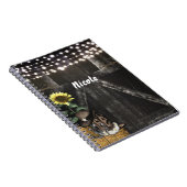 Land Western Rustic Barn Deurjournaal Notitieboek (Rechterzijde)