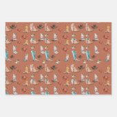 Land Western Rustiek Inpakpapier Set van 3 Vel (Voorkant 2)