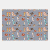 Land Western Rustiek Inpakpapier Set van 3 Vel (Voorkant)