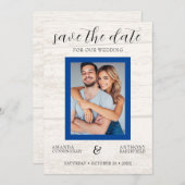 Land Western Save the Date Wedding Invitation Kaart (Voorkant / Achterkant)