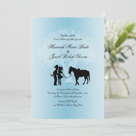 Land Western sprookje Kaart (Staand voorkant)