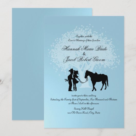 Land Western sprookje Kaart (Voorkant / Achterkant)