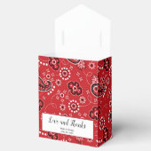 Land Western thema Rustic Wedding Dank je Bedankdoosjes (Geopend)