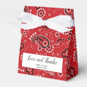 Land Western thema Rustic Wedding Dank je Bedankdoosjes (Voorkant Zijde)