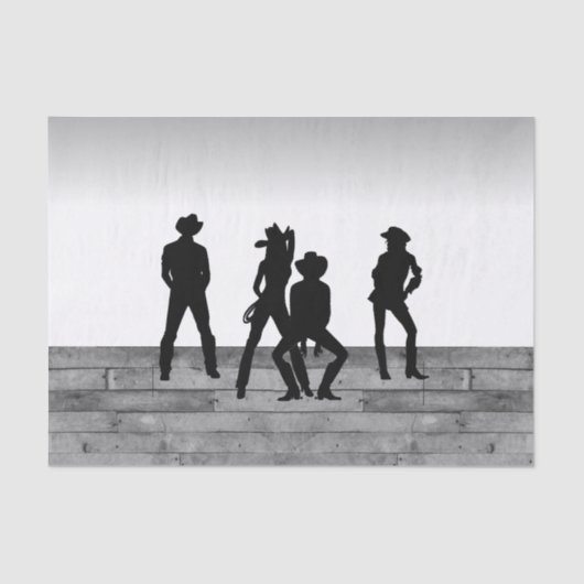 Land Western Tissuepapier (Voorkant)