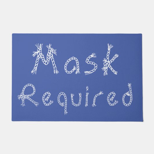 Land Western touw masker vereist Deurmat (Voorkant)