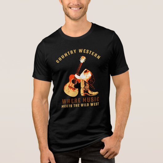 Land Western Tri-Blend Shirt (Voorkant)