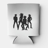 Land Western ventilator zwart-wit Blikjeskoeler (Voorkant)