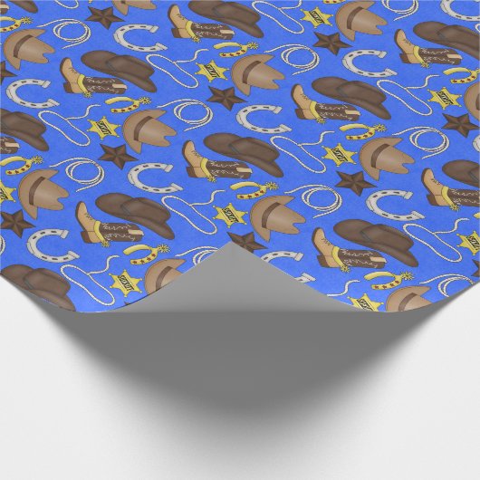 Land Western verpakkingspapier Cadeaupapier (Hoek)