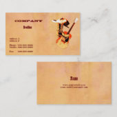 Land Western Visitekaartje (Voorkant / Achterkant)