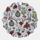 Land Western Vrolijk Kerstfeest Y'All Holiday Ornament Kaart (Achterkant)