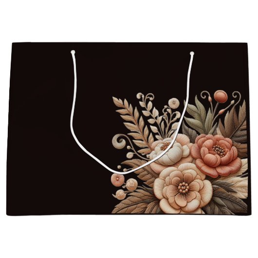 Land Westerne bloemen Groot Cadeauzakje (Voorkant)