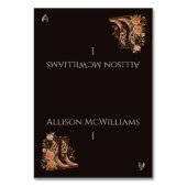 Land Westerne Bloemen met Cowboy Boots Pluimvee Kaart (Voorkant)