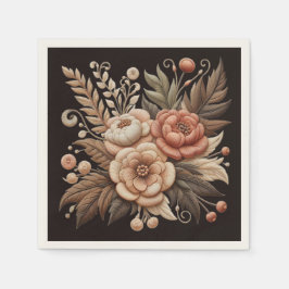 Land Westerne bloemen Servet