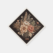 Land Westerne bloemen Servet (Hoek)